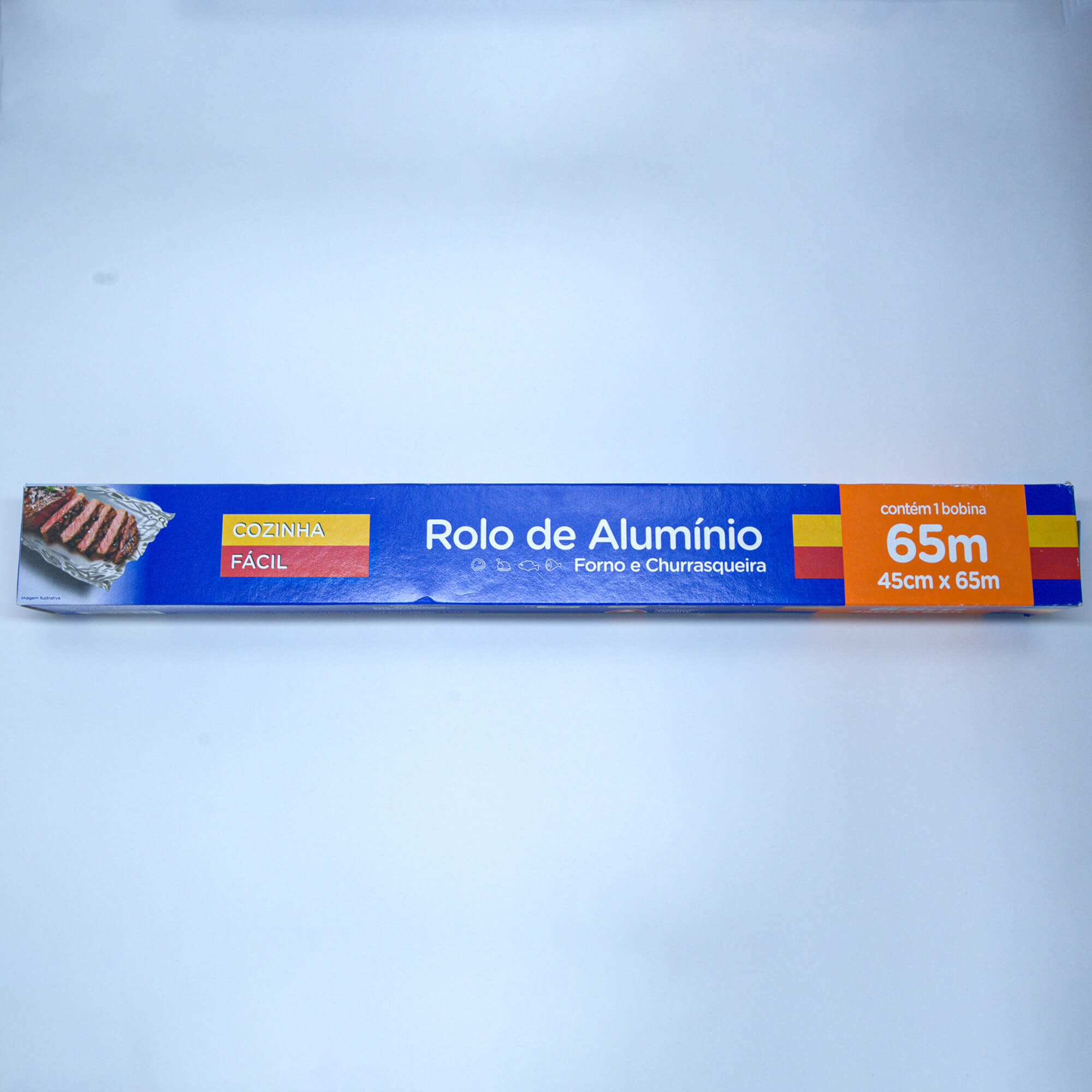 rolo alumínio - 45cm x 65m - BrasilPack